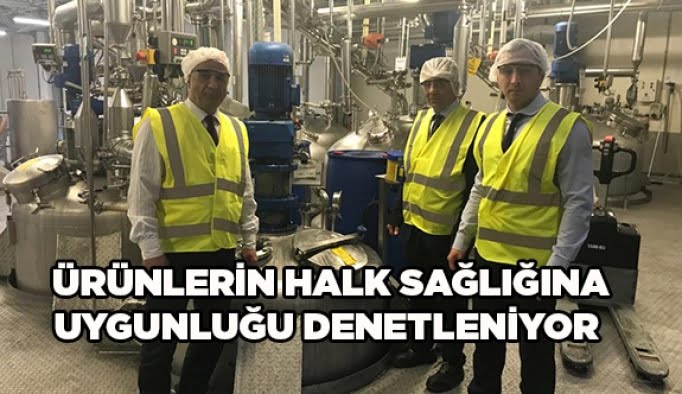 Ürünlerin halk sağlığına uygunluğu denetleniyor