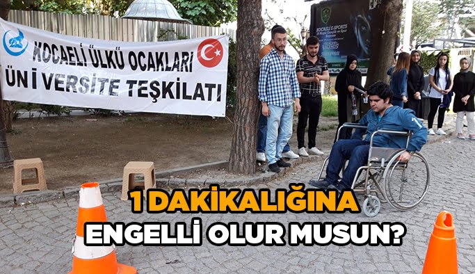 1 Dakikalığına engelleri olur musun?