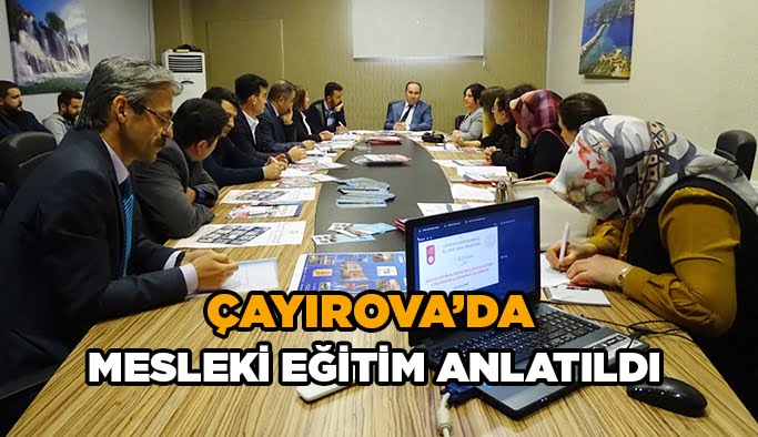 Çayırova’da mesleki eğitim anlatıldı