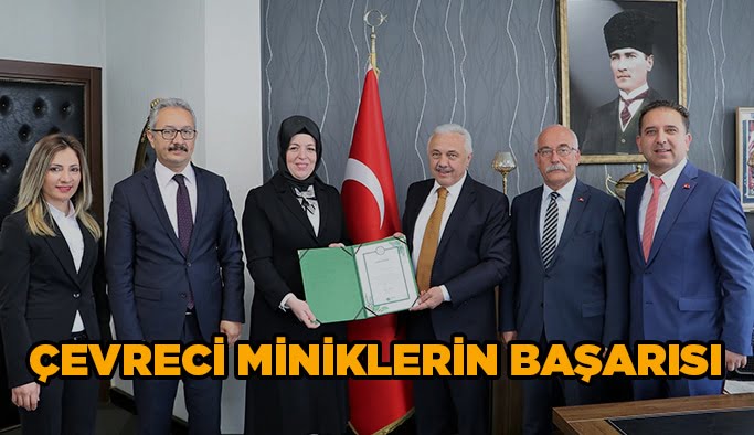 Çevreci miniklerin başarısı