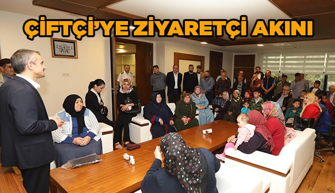 Çiftçi ’ye ziyaretçi akını