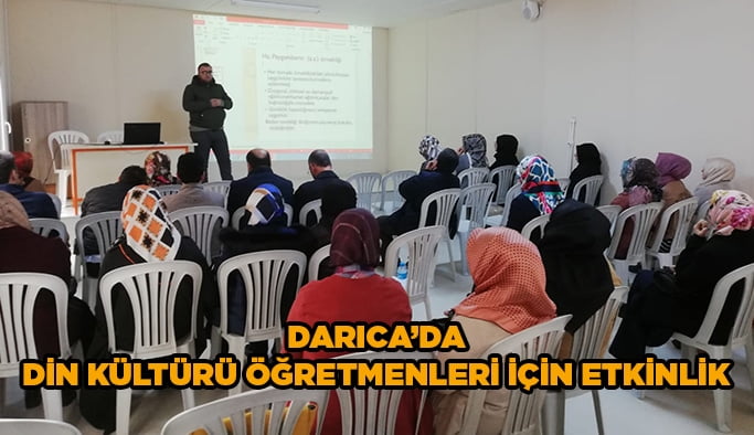 Darıca’da Din Kültürü öğretmenleri için etkinlik