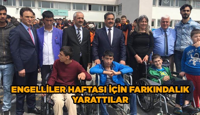 Engelliler haftası için farkındalık yarattılar