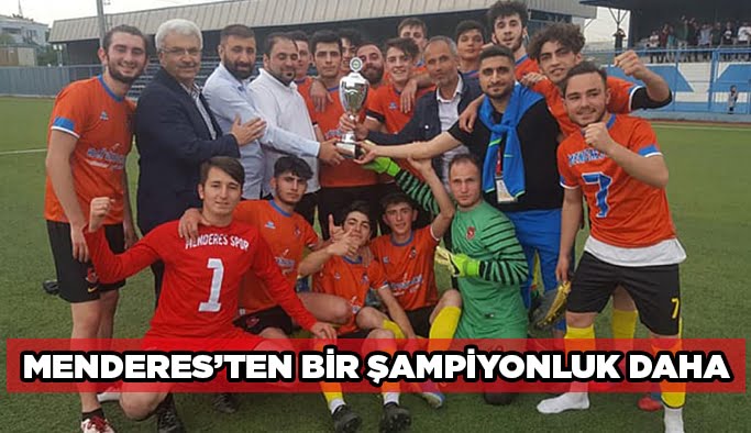 Menderes’ten bir şampiyonluk daha