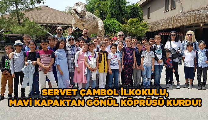 Servet Çambol İlkokulu, mavi kapaktan gönül köprüsü kurdu!