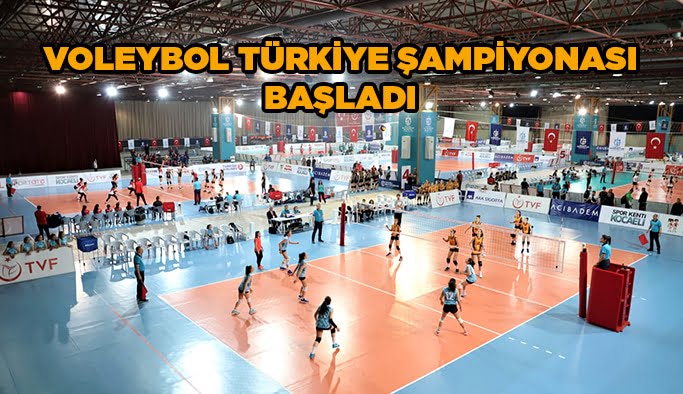 Voleybol Midiler Türkiye Şampiyonası başladı