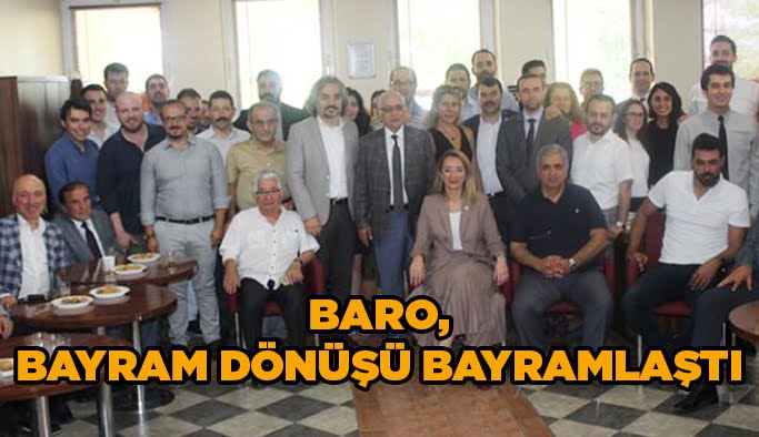 Baro, bayram dönüşü bayramlaştı