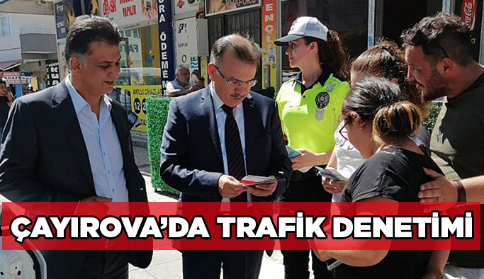 Çayırova’da trafik denetimi