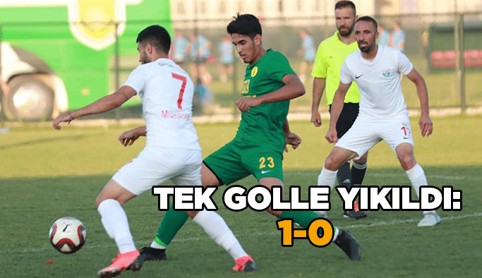 Tek golle yıkıldı: 1-0
