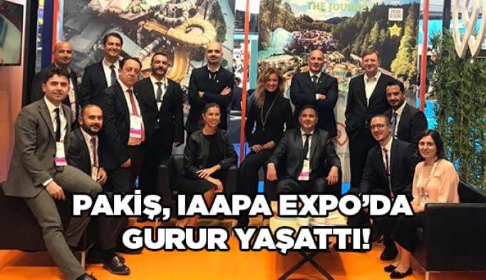 Pakiş, IAAPA Expo’da gurur yaşattı!
