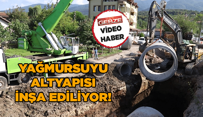 Yağmursuyu altyapısı inşa ediliyor!