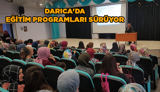 Darıca'da Eğitim Programları Sürüyor