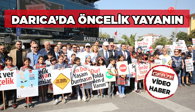 Darıca’da öncelik yayanın