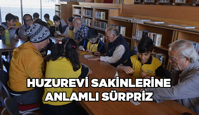Huzurevi sakinlerine anlamlı sürpriz