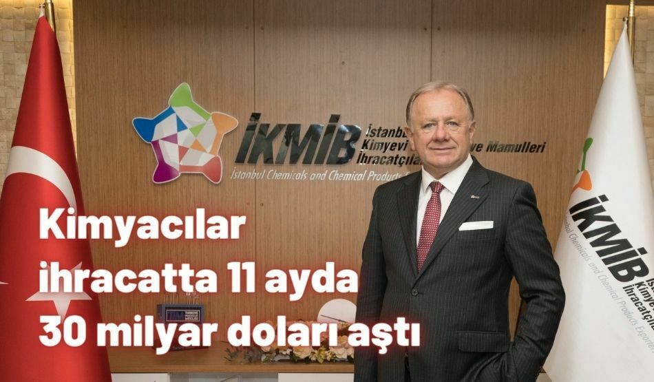 Kimyacılar İhracatta 11 Ayda 30 Milyar Doları Aştı