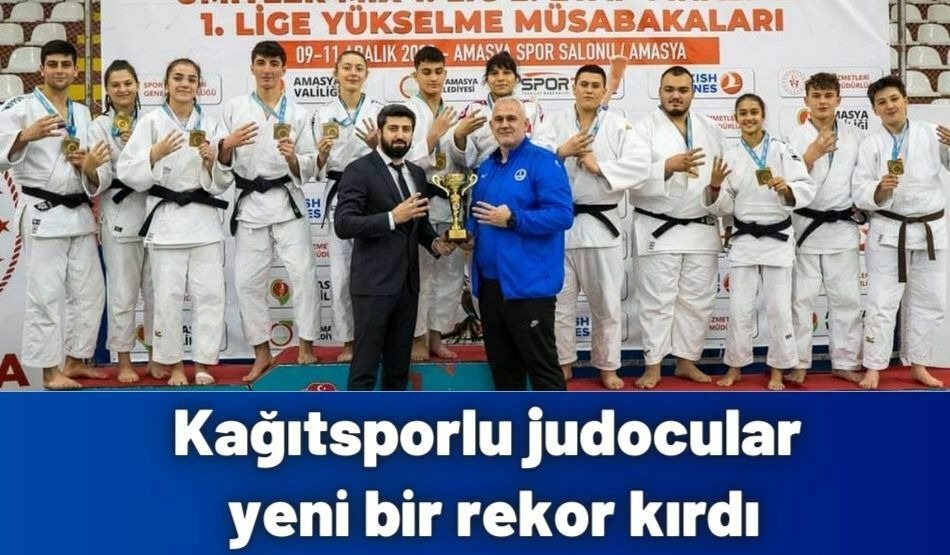 Kağıtsporlu judocular yeni bir rekor kırdı