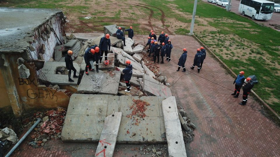 KEDFE bünyesinde kurulan arama kurtarma ekibi saha eğitimlerini tamamladı