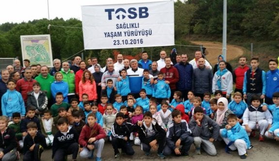 Sağlık için yürüdüler