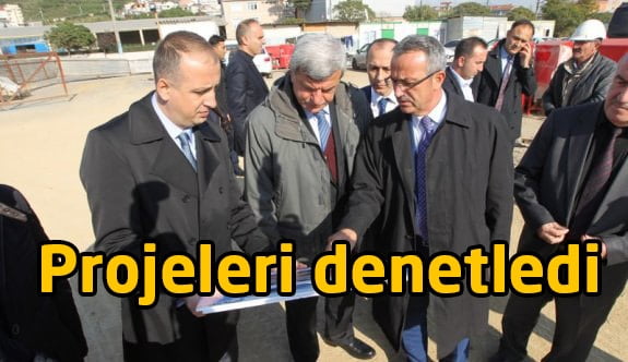 Başkanlar projeleri denetledi