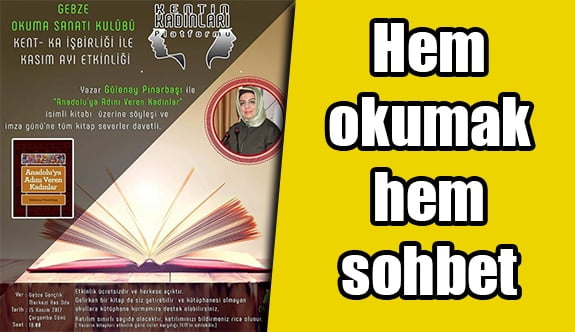 Hem okumak hem sohbet
