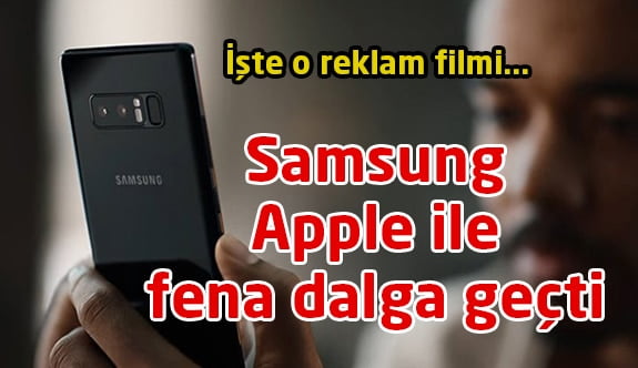 Samsung, Apple ile böyle dalga geçti