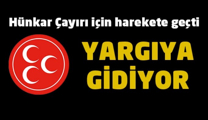 MHP Yargıya gidiyor!