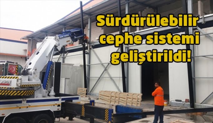 Sürdürülebilir cephe sistemi geliştirildi!