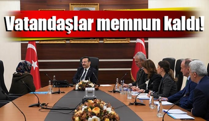 Vatandaşlar memnun kaldı!