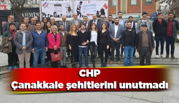 CHP Çanakkale şehitlerini unutmadı