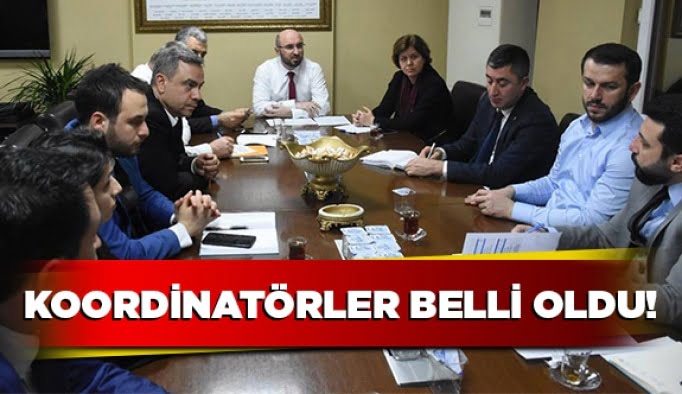 Koordinatörler belli oldu!