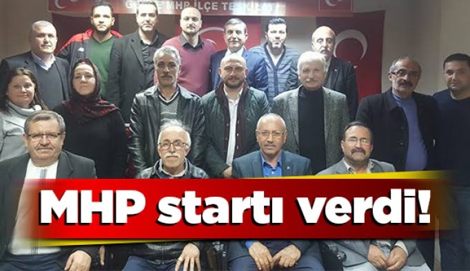 MHP startı verdi!