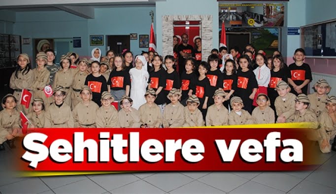 Şehitlere vefa