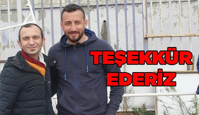 Teşekkür ederiz