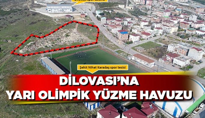 Dilovası’na yarı olimpik yüzme havuzu
