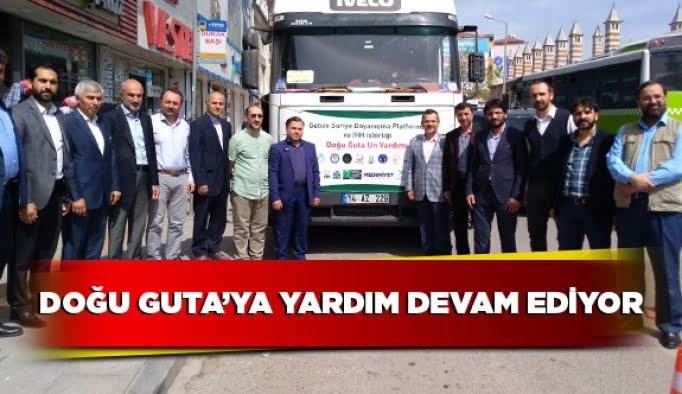 Doğu Guta’ya yardım devam ediyor