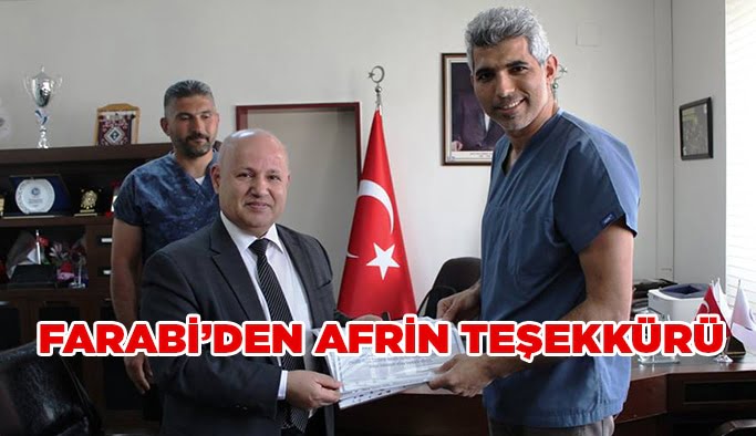 Farabi’den Afrin teşekkürü!