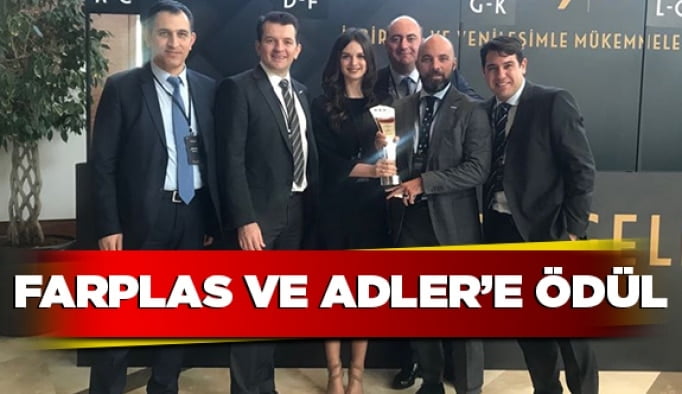 Farplas ve Adler’e ödül