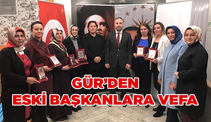 Gür'den eski başkanlara vefa