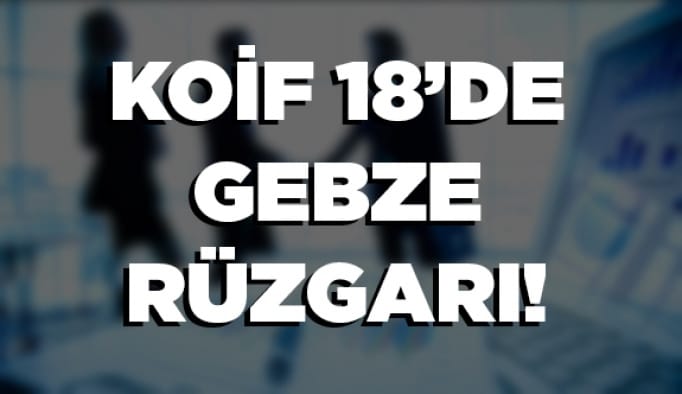 KOİF 18’de Gebze rüzgarı!