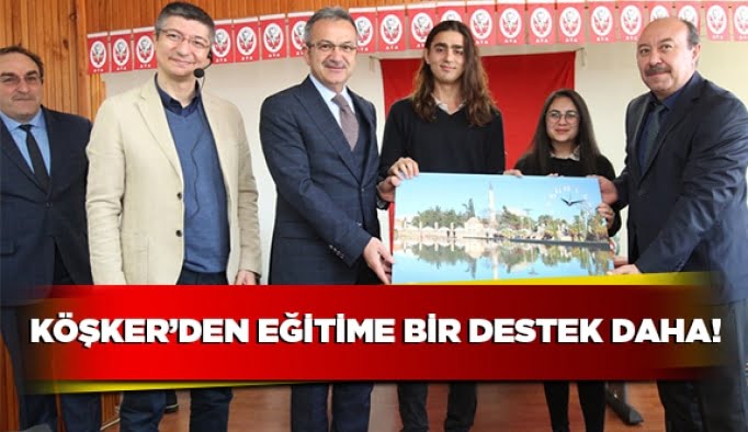 Köşker’den Eğitime Bir Destek Daha!