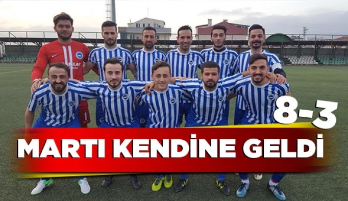 Martı kendine geldi 8-3