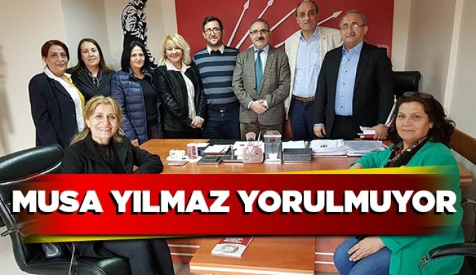 Musa Yılmaz yorulmuyor!