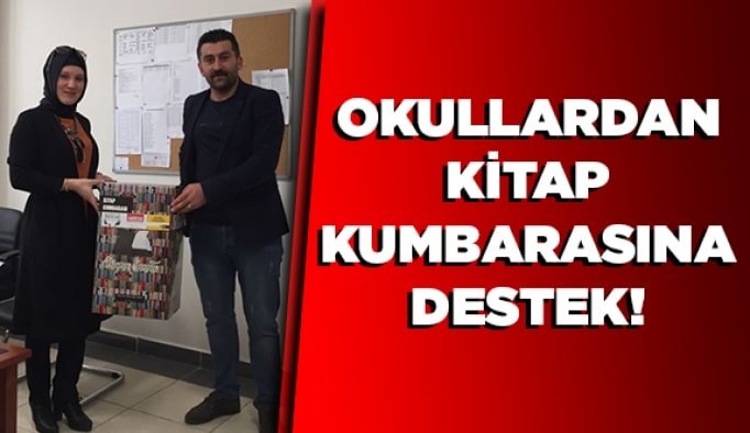 Okullardan Kitap kumbarasına destek!