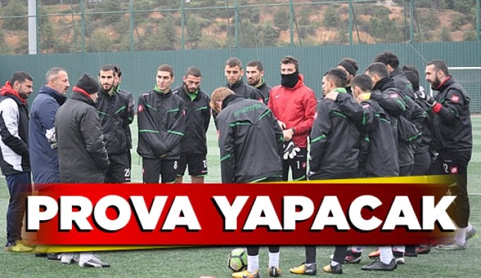 Prova yapacak