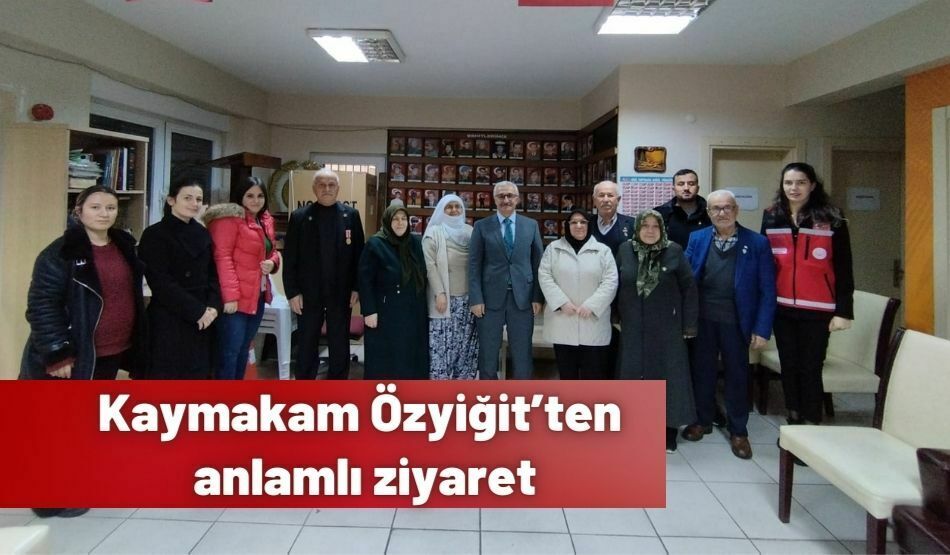<strong>Kaymakam Özyiğit’ten anlamlı ziyaret</strong>