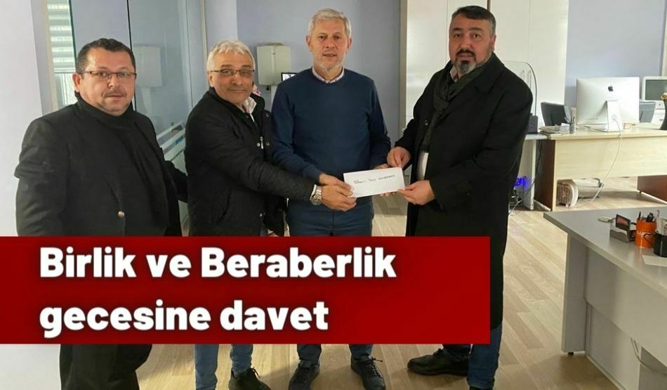 <strong>Birlik ve Beraberlik gecesine davet</strong>