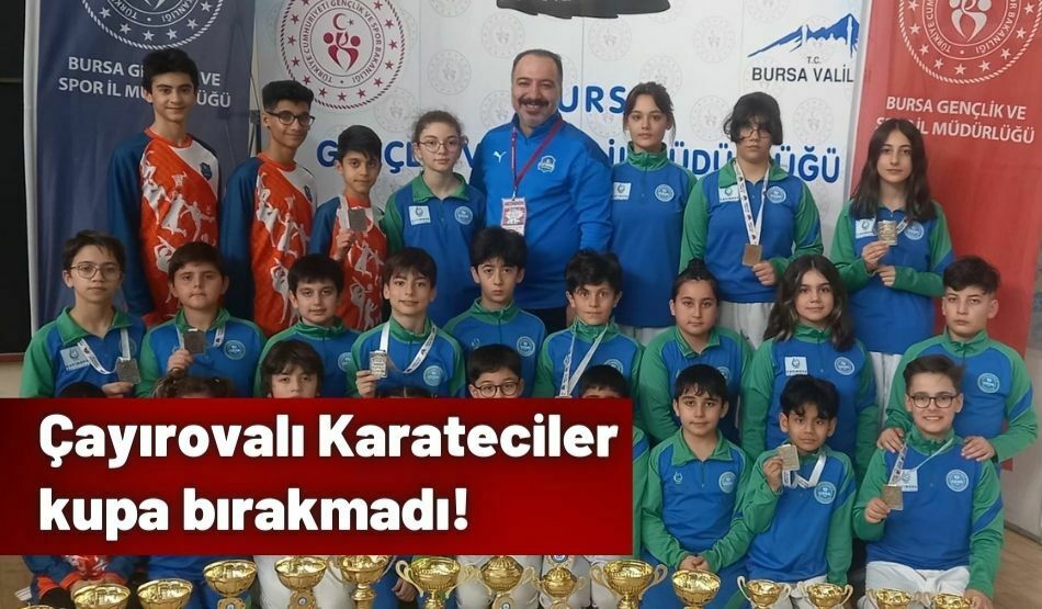 Çayırovalı Karateciler Kupa Bırakmadı!