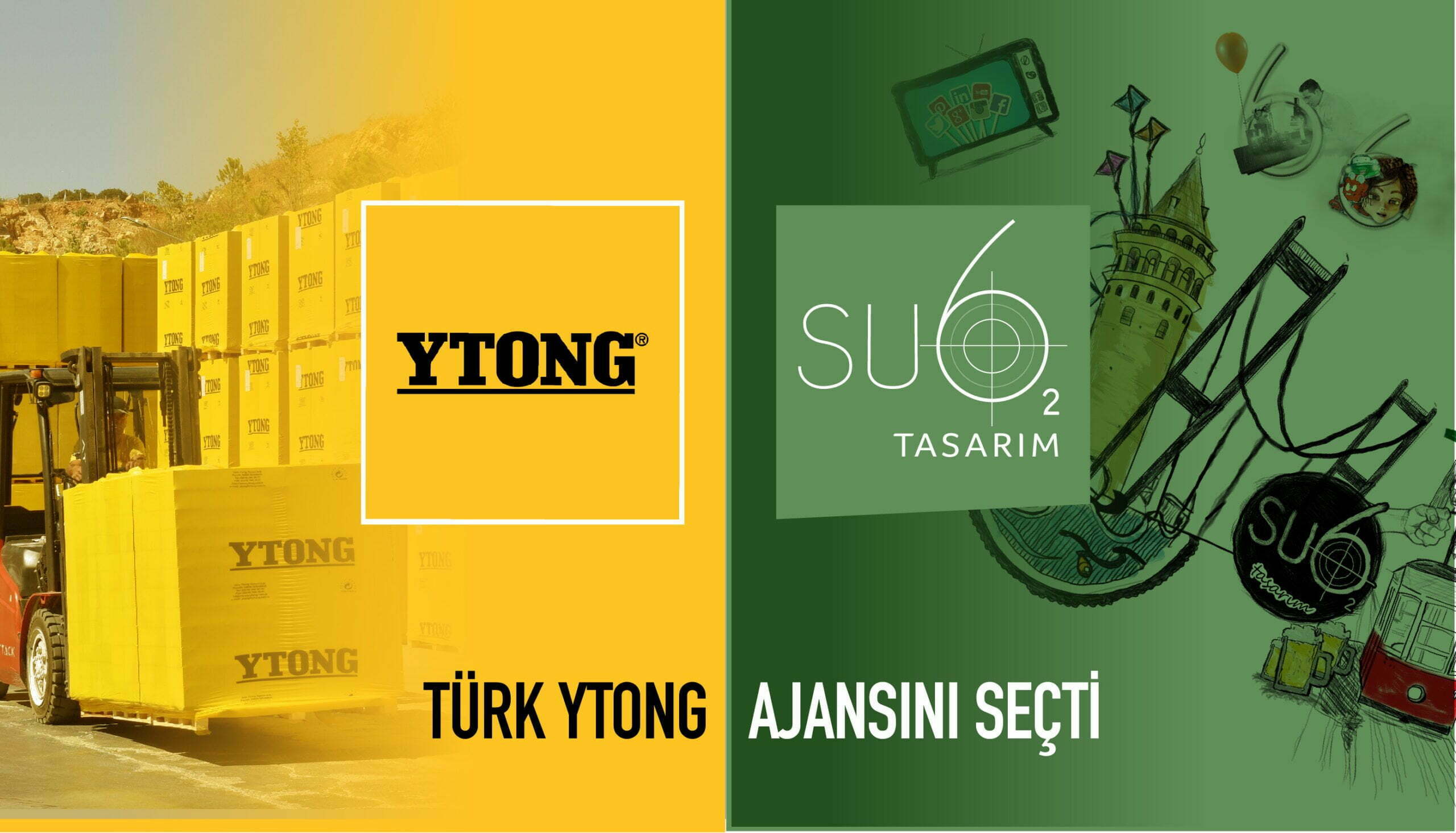 Türk Ytong sosyal medyası Su6 Tasarım’a emanet