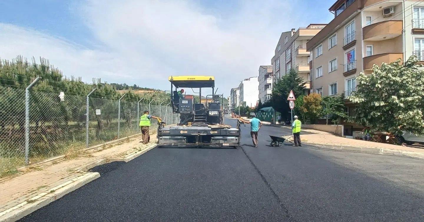 Gebze’de Asfalt Serim Çalışmaları