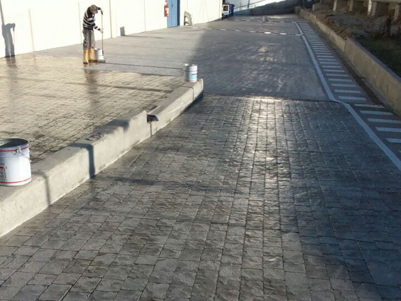 Baskı Desenli Beton Kaldırım Yaptırılacaktır